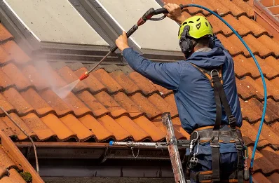 Démoussage et hydrofuge de toiture à Laffrey